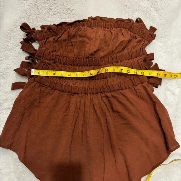 FREE PEOPLE Jen's Pirate Booty Women
Fleetwood Tunic Brown Boho
Side Tie Top S - Picture 2 of 6
